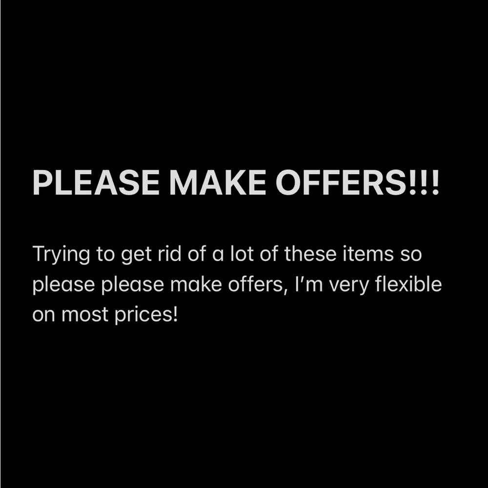Big savings! Please make offers!
